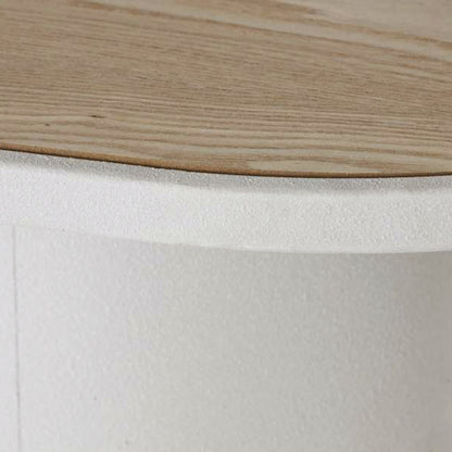 Consola Branca com Madeira 150x45 ZENA