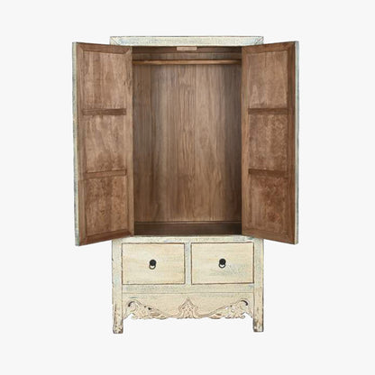 Armário Madeira Claro com Fechadura Circular Oriental 180 cm OSAKA