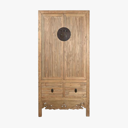 Armário Madeira com Fechadura Circular Oriental 180 cm OSAKA