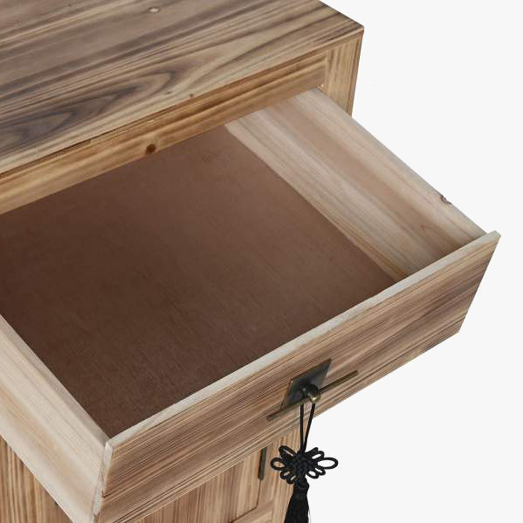 Mesa de Cabeceira Oriental Madeira OSAKA