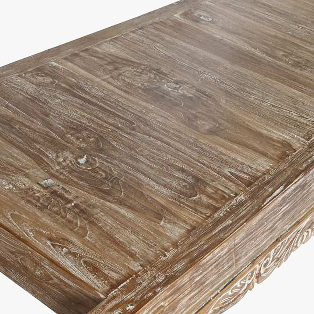 Mesa de Centro Oriental Madeira Cravada 140x98 cm OSAKA