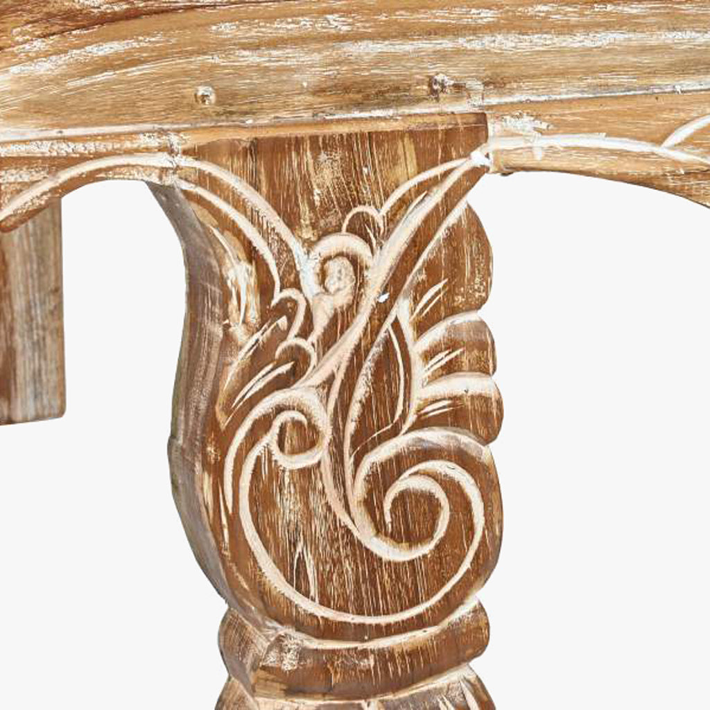 Mesa de Centro Oriental Madeira Cravada 140x98 cm OSAKA