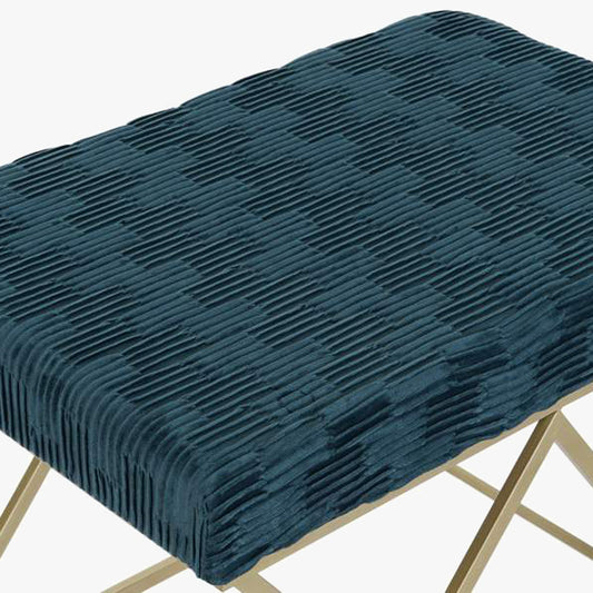 Conjunto de Banquetas Aveludadas Verde e Rosa VERSAILLES