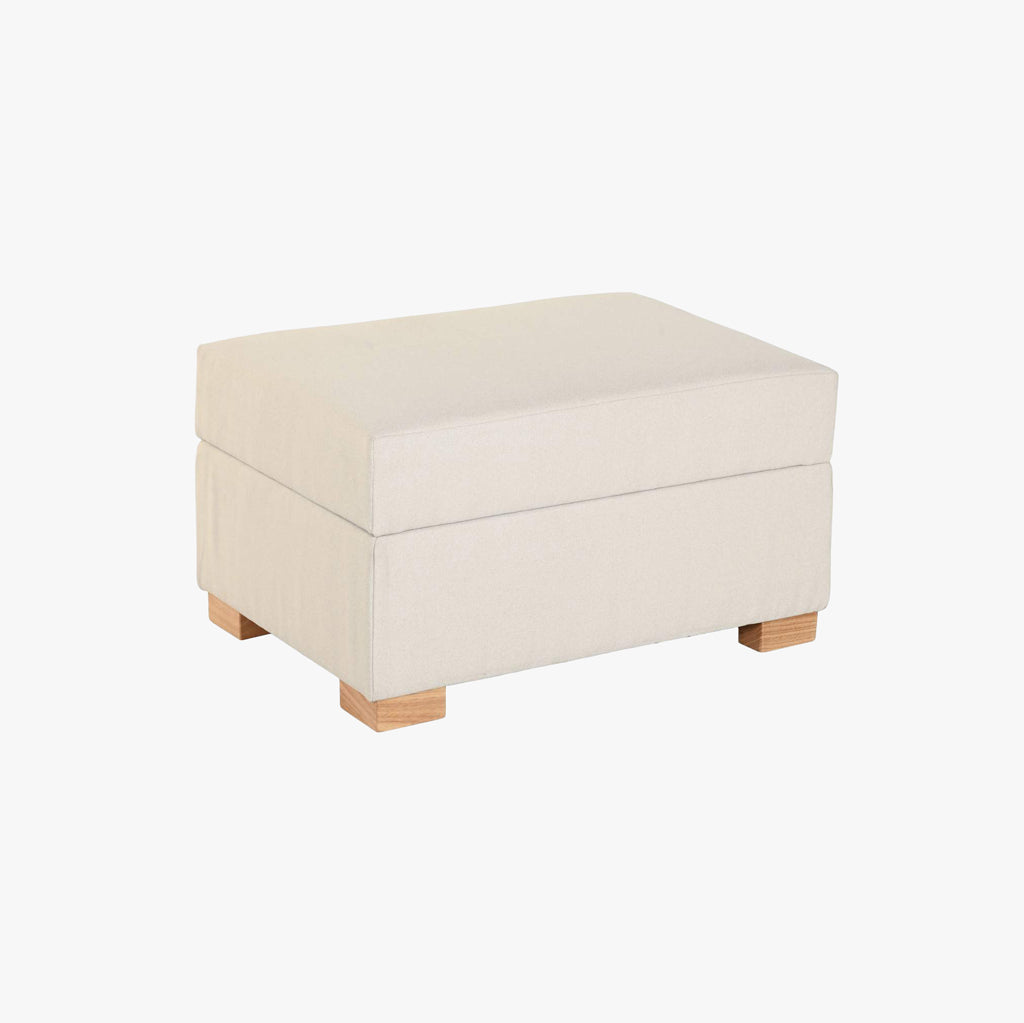 Banqueta com Arrumação Bege SERENA