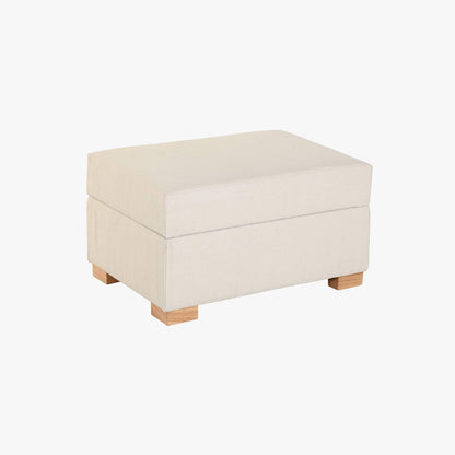 Banqueta com Arrumação Bege SERENA