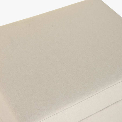 Banqueta com Arrumação Bege SERENA