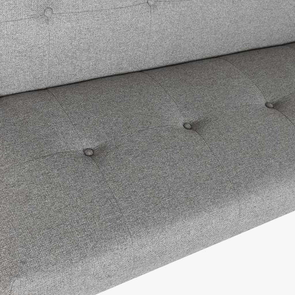 Sofá Cama Cinza com Sistema Click-Clack MOVE