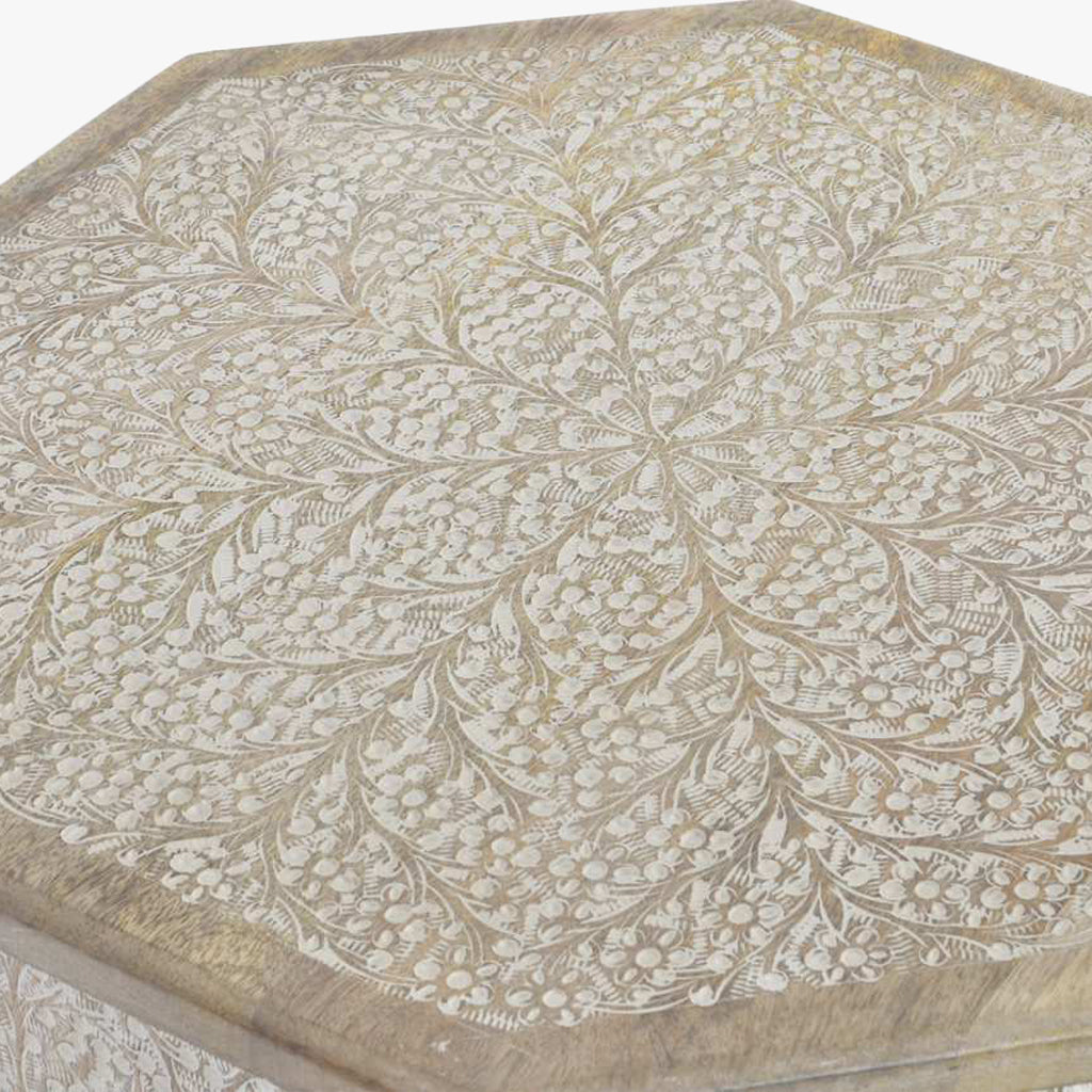 Mesa de Apoio Oriental Madeira Maciça JASMIN