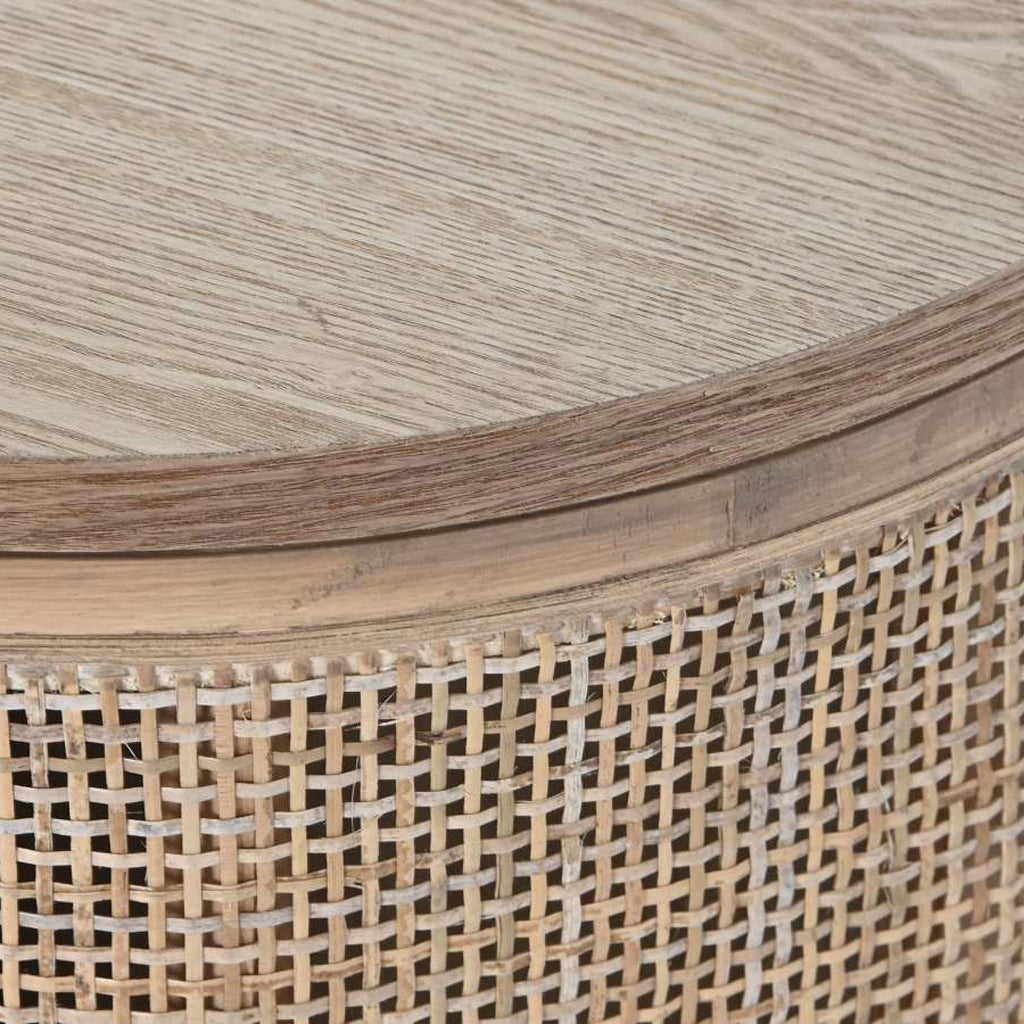 Móvel de Televisão Madeira e Rattan ZUMA