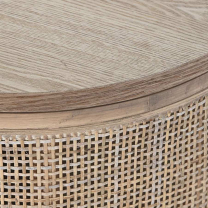 Móvel de Televisão Madeira e Rattan ZUMA