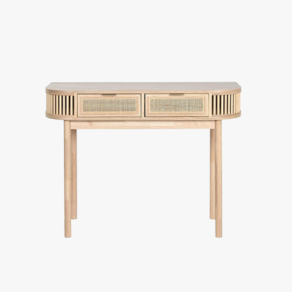 Consola de Madeira e Rattan ZUMA