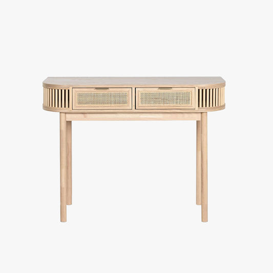 Consola de Madeira e Rattan ZUMA