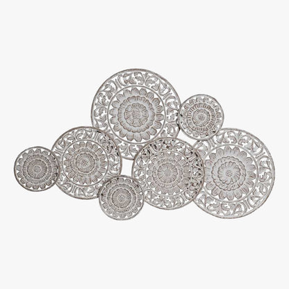 Decoração de Parede Branco Decapé MANDALA