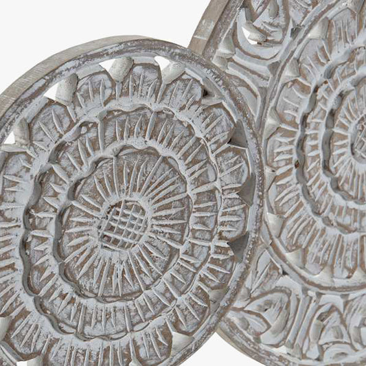 Decoração de Parede Branco Decapé MANDALA