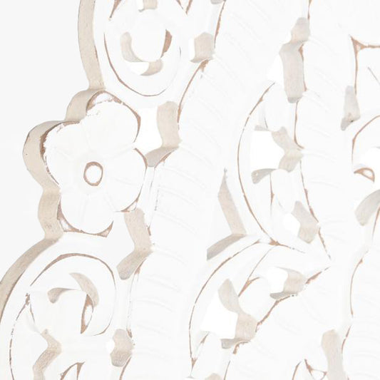 Decoração de Parece Redonda Branco Decapé MANDALA