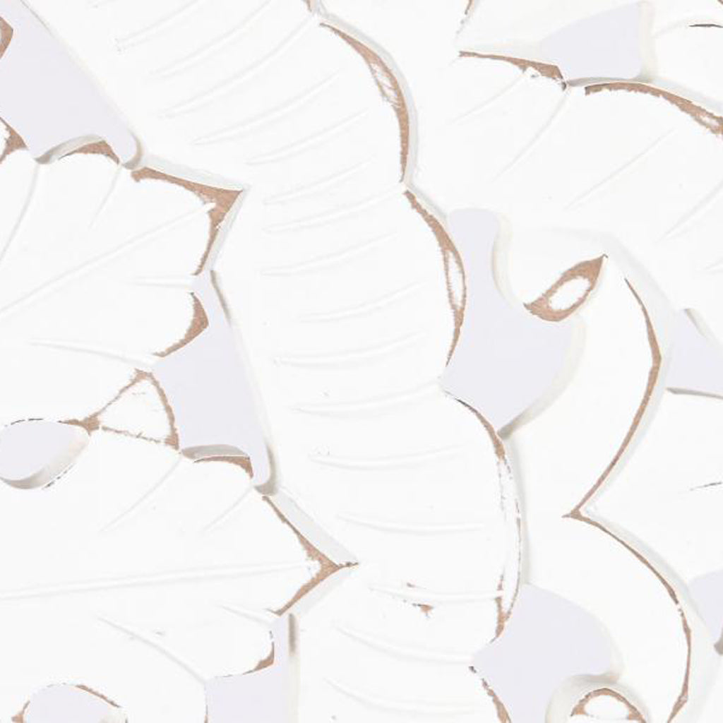 Decoração de Parece Redonda Branco Decapé MANDALA