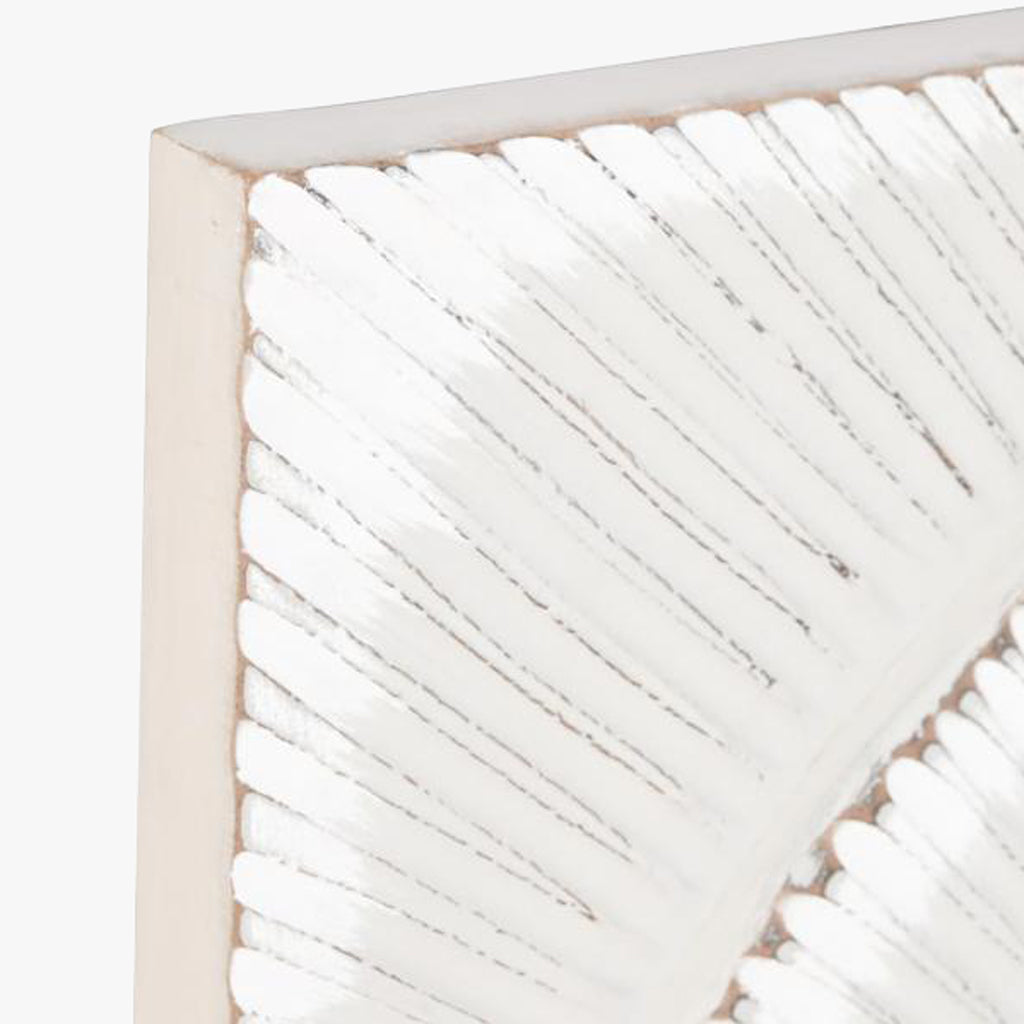 Decoração de Parede Dupla Branco Decapé MANDALA