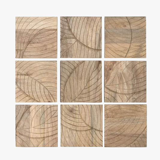 Set 9 Quadros Folhas RAÍZ