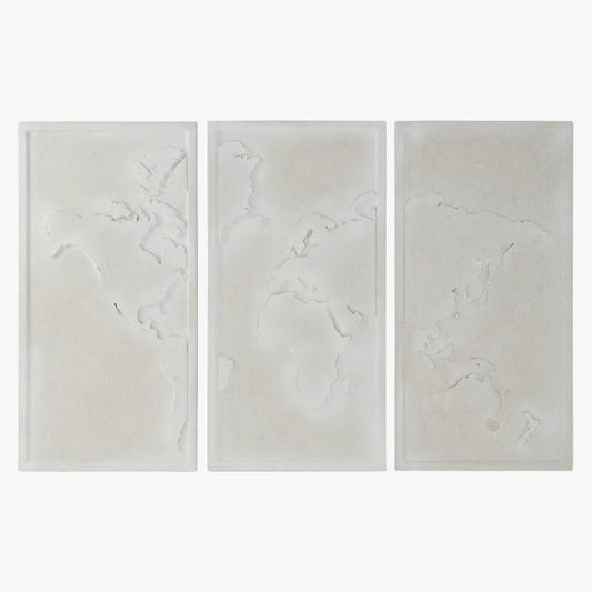 Triplico Mapa Mundo Branco HORIZONTE