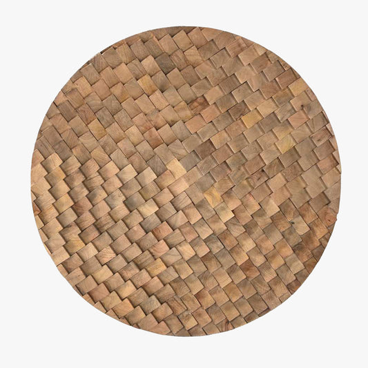 Decoração de Parece Redonda Castanha RELEVO