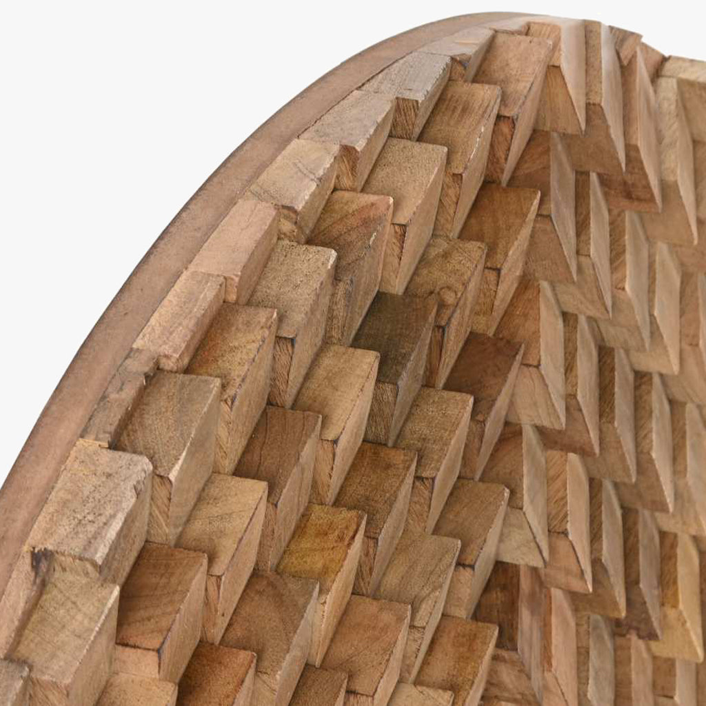 Decoração de Parece Redonda Castanha RELEVO