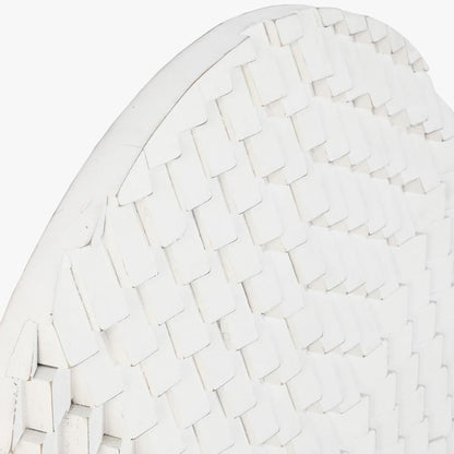 Decoração de Parece Redonda Branca RELEVO