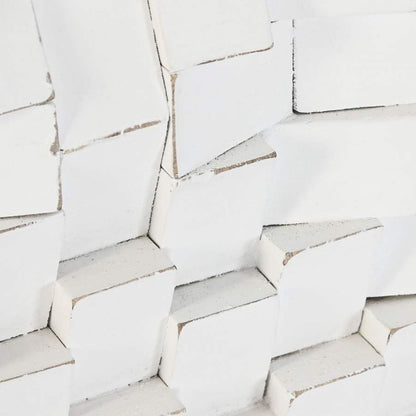 Decoração de Parece Redonda Branca RELEVO