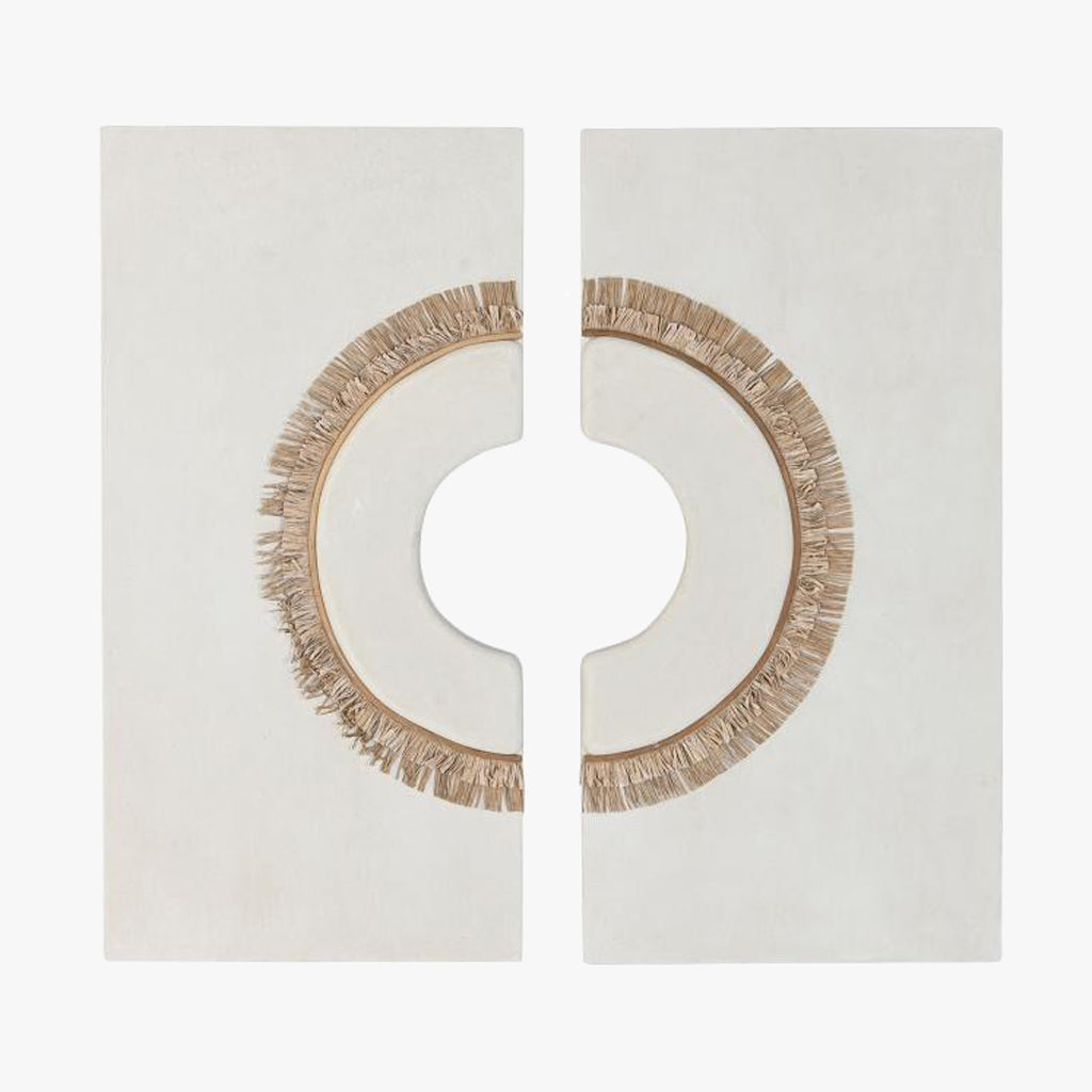 Decoração de Parede Dupla Branca TRAÇO