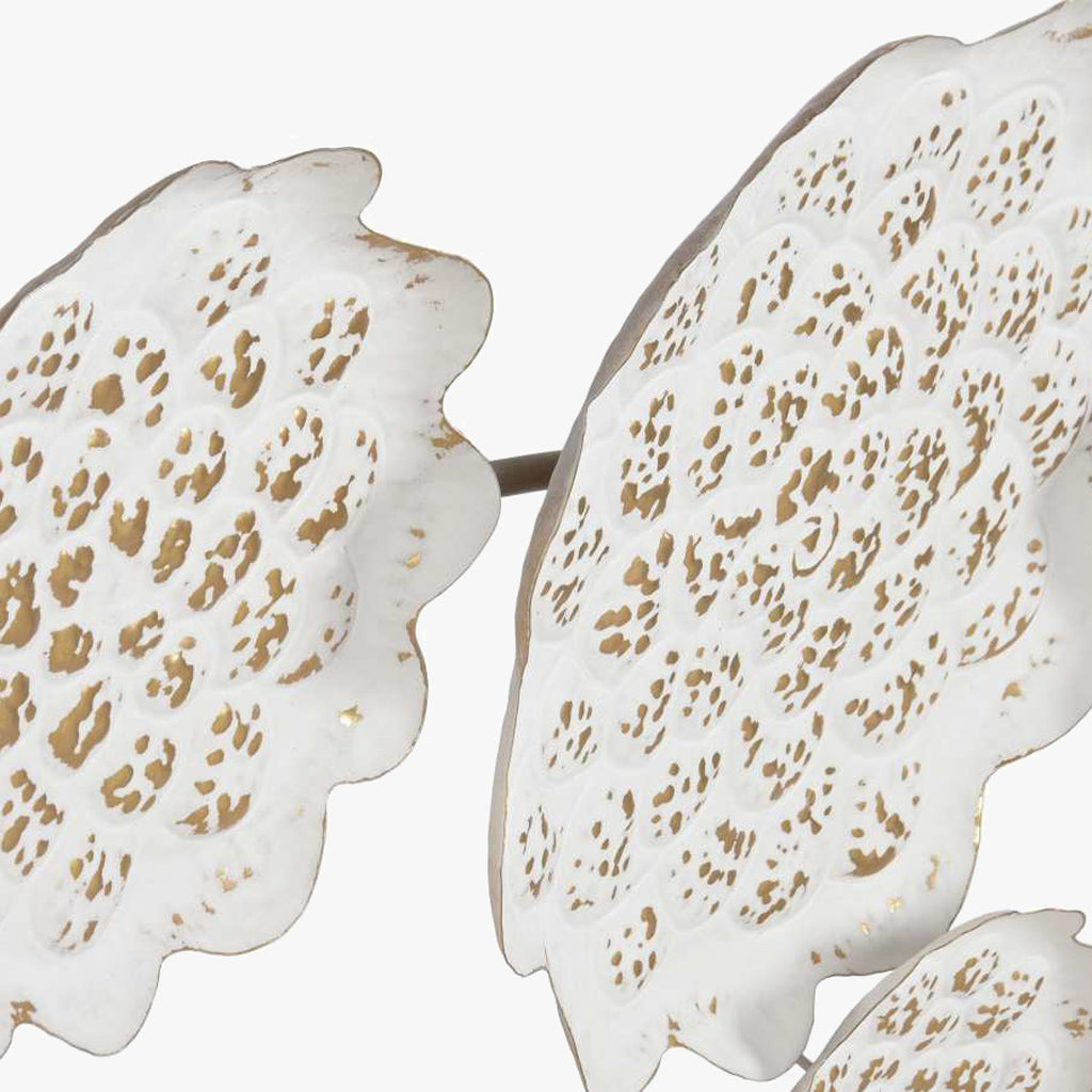 Decoração de Parede Flores Metal BRILHO