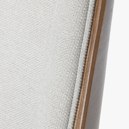 Cadeira de Escritório Tecido Bege com Madeira 60x65,5x118 NÓRDIS