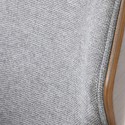 Cadeira de Escritório Tecido Cinza com Madeira 60x65,5x118 NÓRDIS