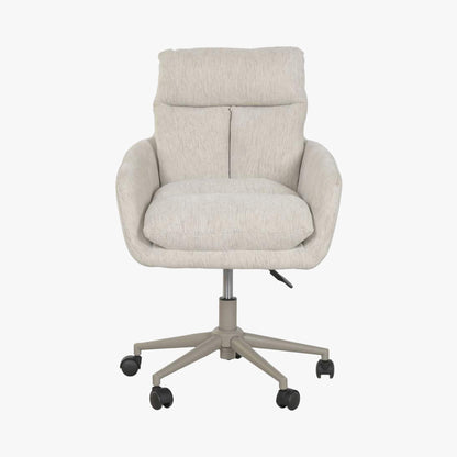 Cadeira de Escritório Giratória Tecido Bege NÓRDIS