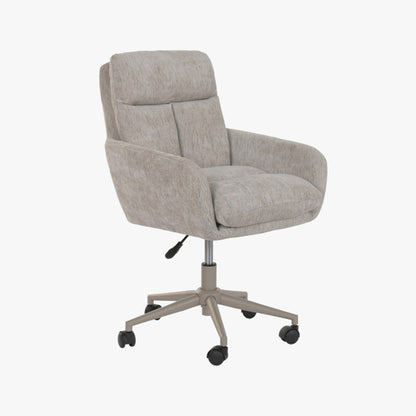Cadeira de Escritório Giratória Tecido Cinza NÓRDIS