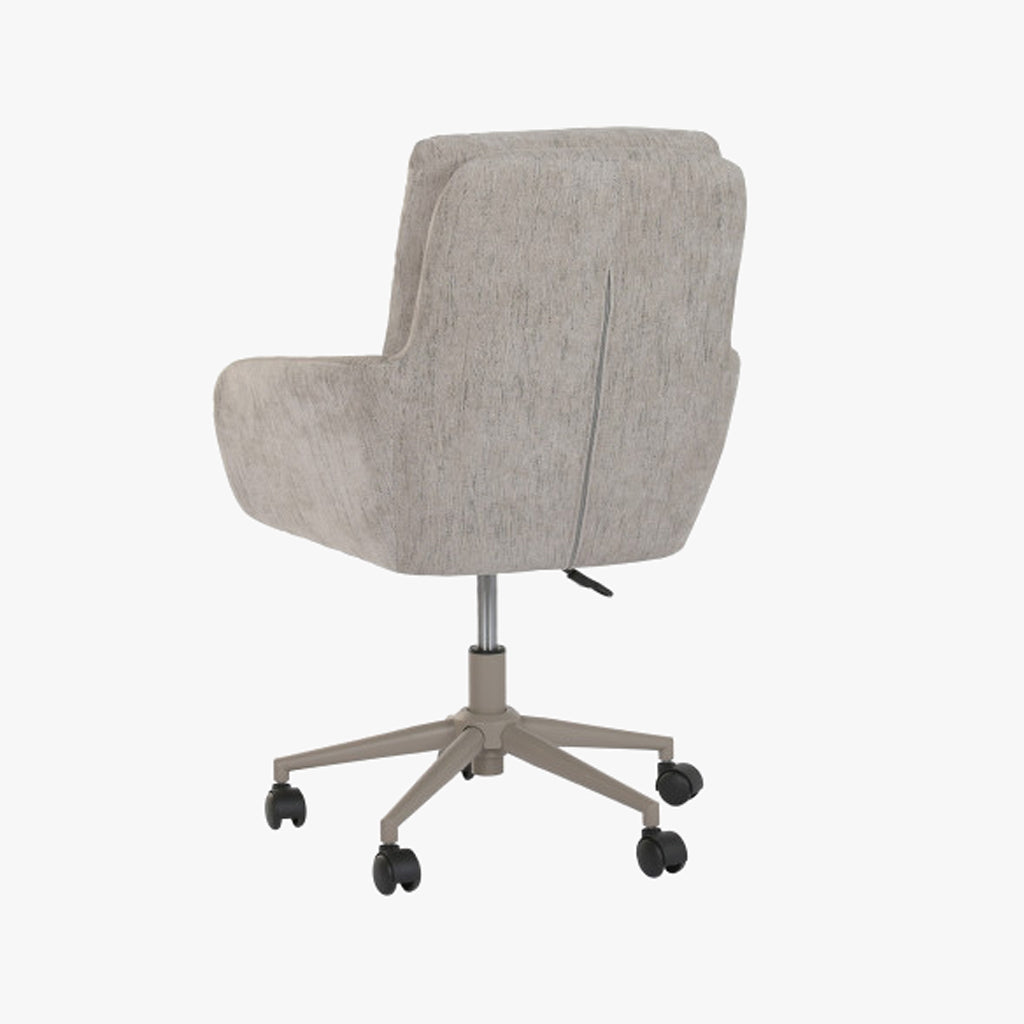 Cadeira de Escritório Giratória Tecido Cinza NÓRDIS