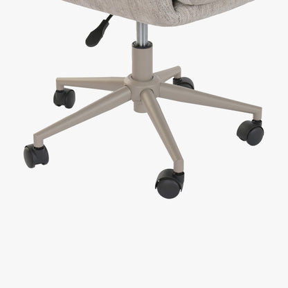 Cadeira de Escritório Giratória Tecido Cinza NÓRDIS