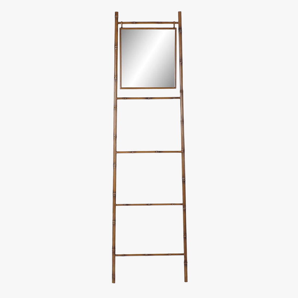 Porte-serviettes en métal avec miroir 55x3x190 CLEAR