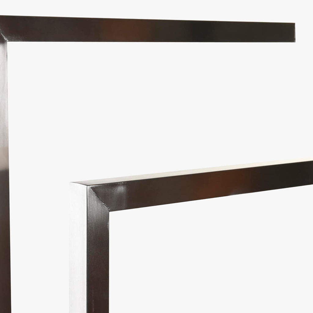 Toallero de Bambú y Acero Inoxidable 34x20x79 CLEAR