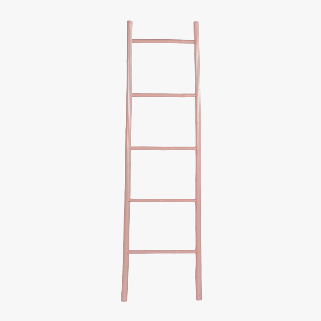 Toalheiro Bambu Rosa 34x20x79 CLEAR