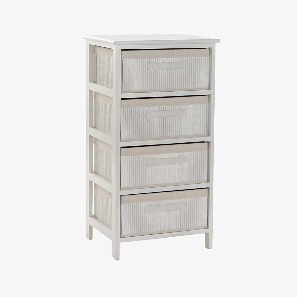 Étagère 4 niveaux Rangement 42x32x81 CLEAR