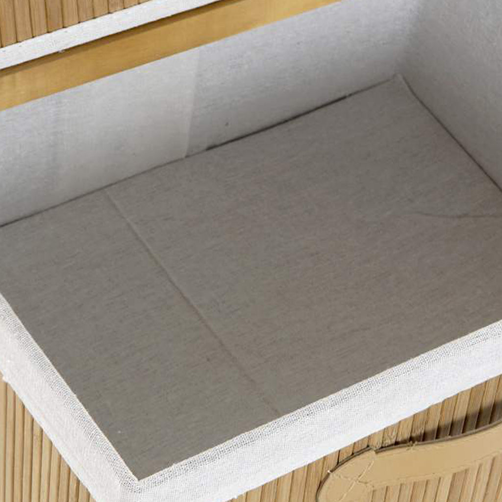 Étagère 4 Niveaux Rangement Naturel 42x32x81 CLEAR