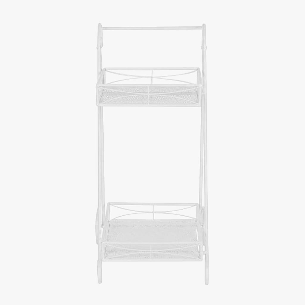 Carrito de Apoyo de Hierro Blanco REVIVAL