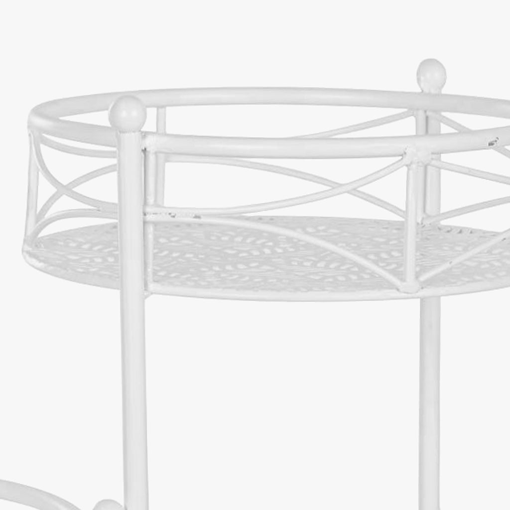 Floreira de Ferro com 6 níveis branca REVIVAL