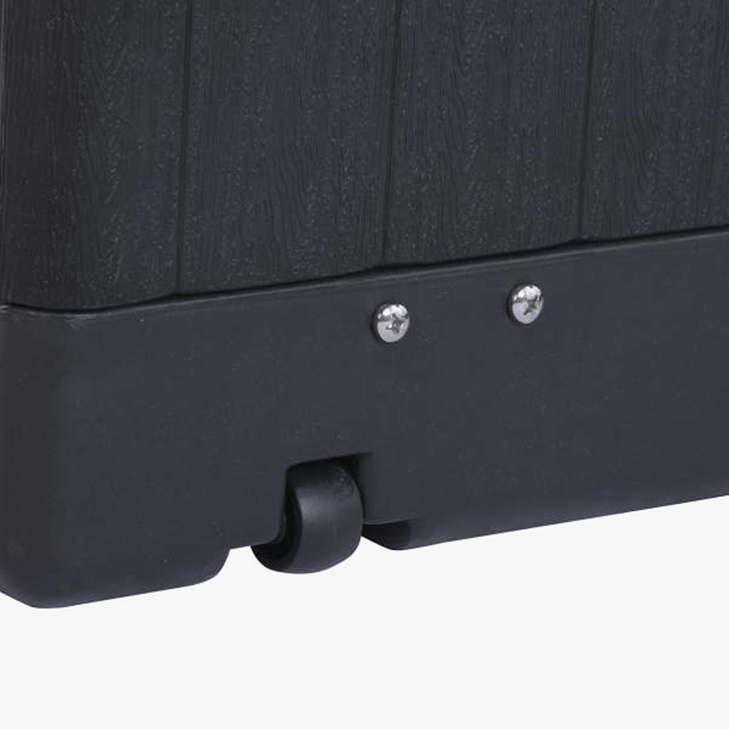 Base de Chapéu de Sol em Plástico com Mesa de Apoio 53x53x30