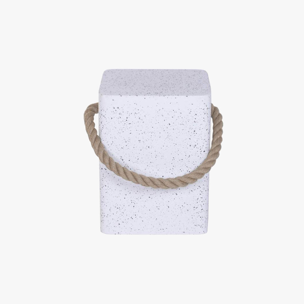 Mesa de Apoio Cimento Bege 35x35x46