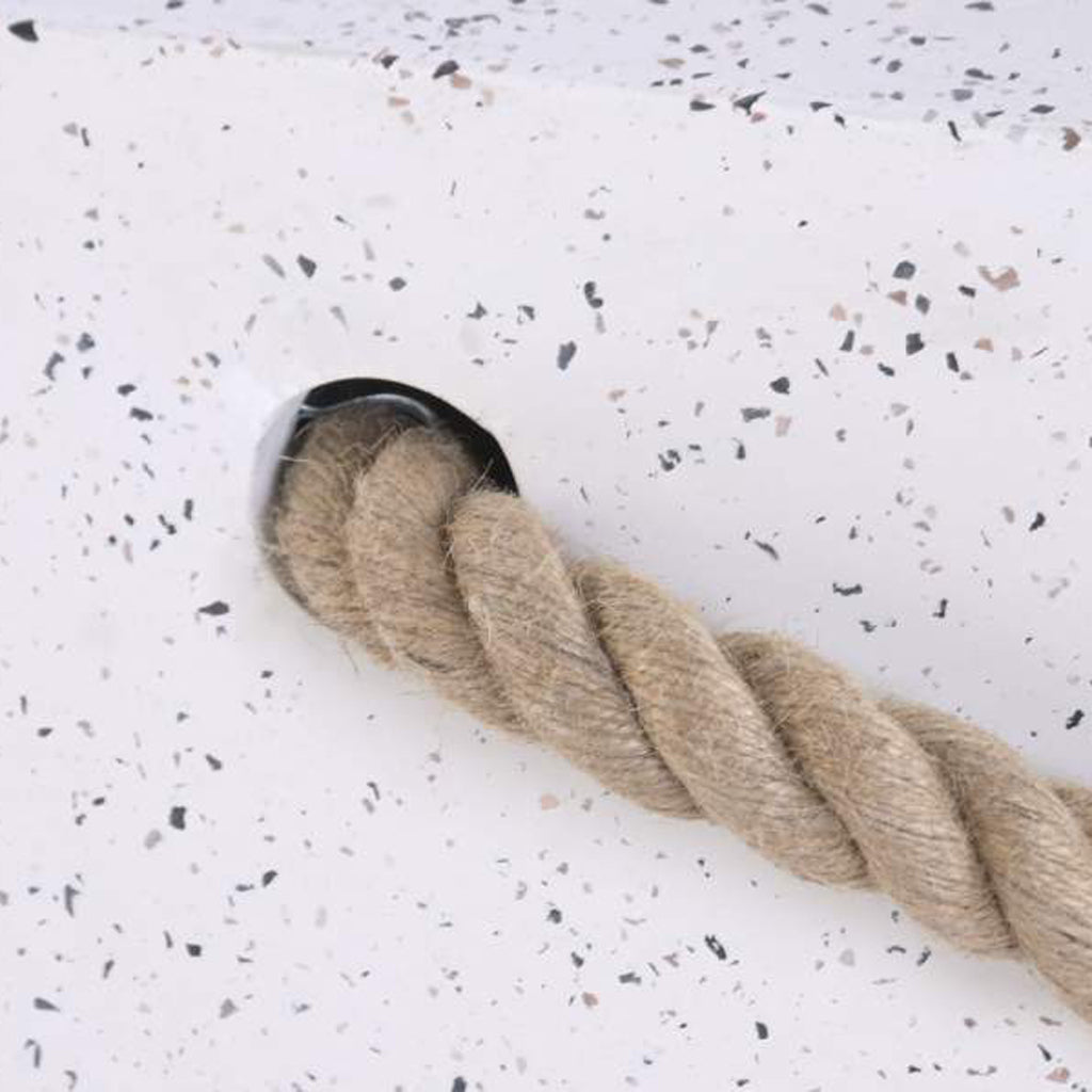 Mesa de Apoio Cimento Bege 35x35x46