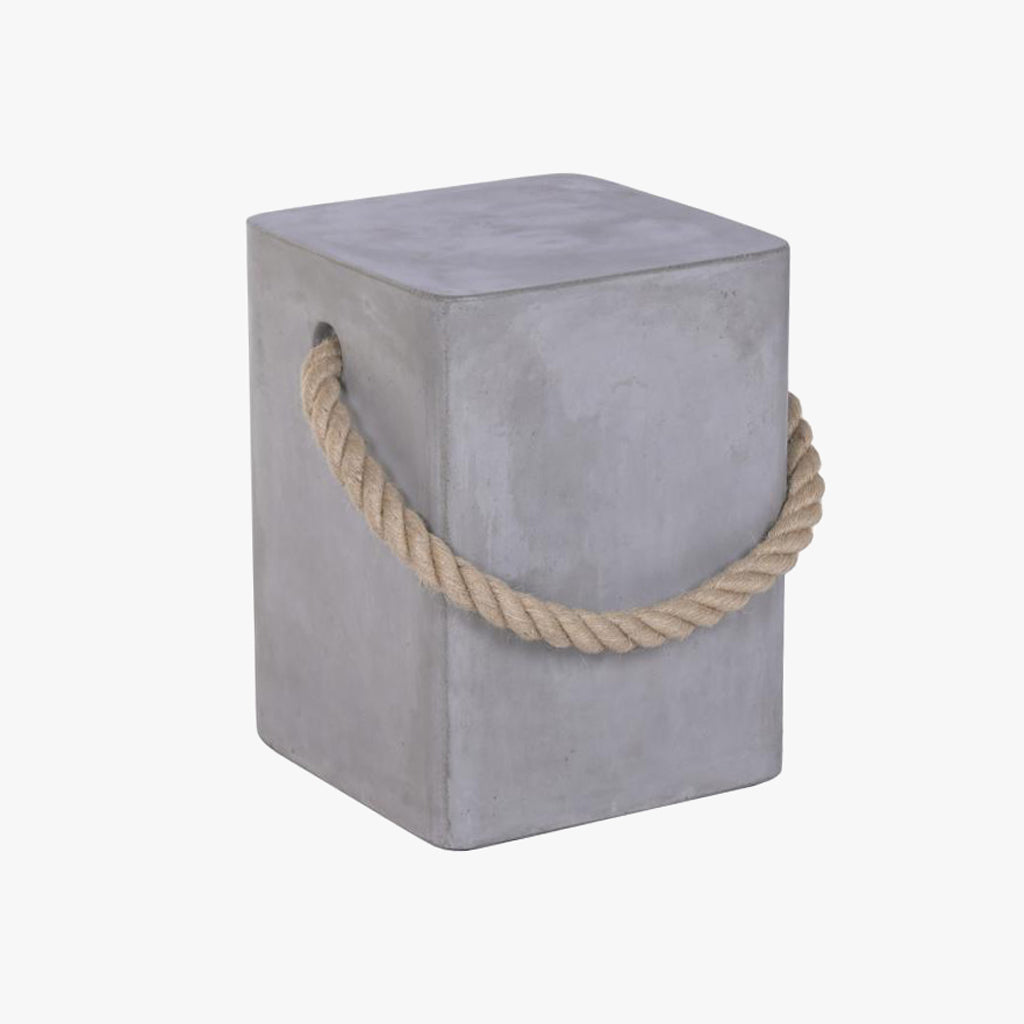 Mesa de Apoio Cimento Cinza 35x35x46