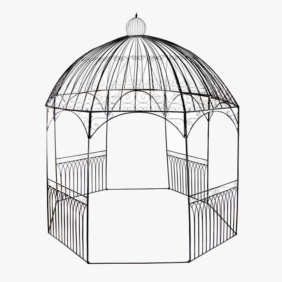 Pérgola clássica romântica Gato Preto