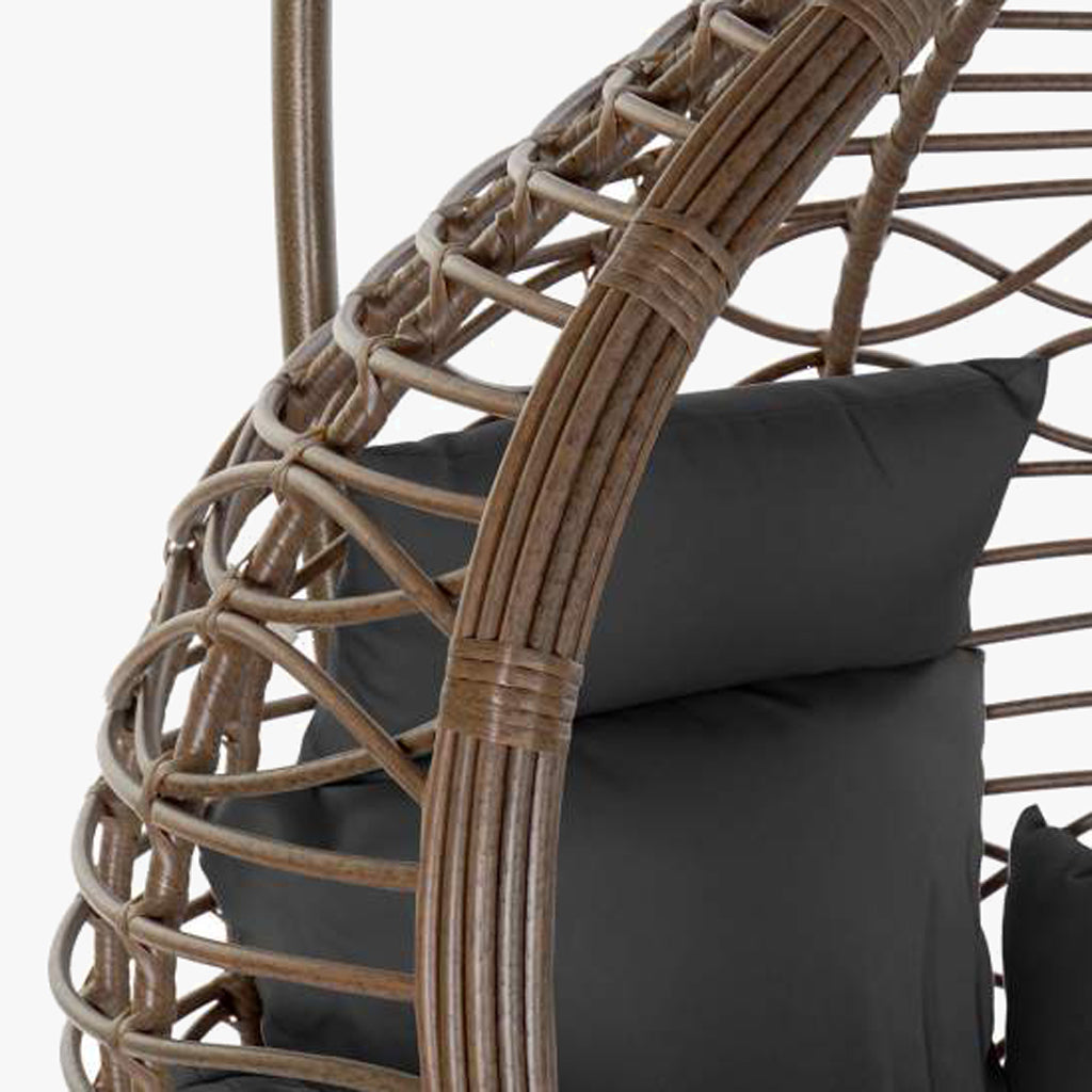 Cadeirão Suspenso Gota Castanho COMPORTA – Ball Spring | Gato Preto