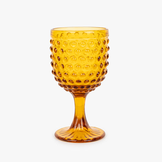 Verre à pied jaune BARCELONA