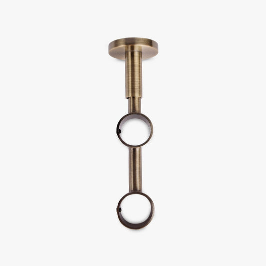 Suporte varão cortinado  dourado TRIBECA